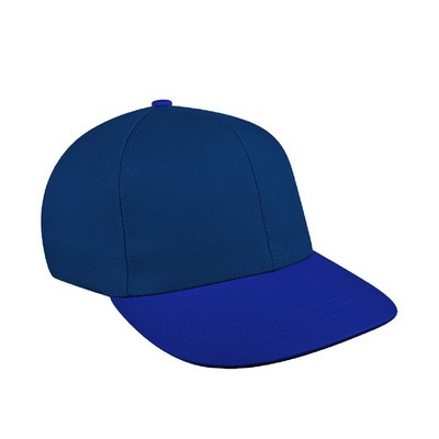 Two Tone Twill Visor Snapback Prostyle Hat