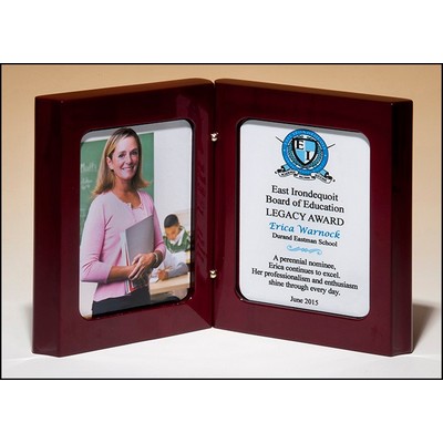 Rosewood Book Award, 5 3/8" W x 4 1/4" H