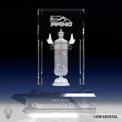Pikes Peak Vertical Crystal Award (5" x 3 ½" x 2 3/8")