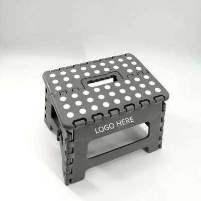 Plastic Folding Step Stool w/Handle