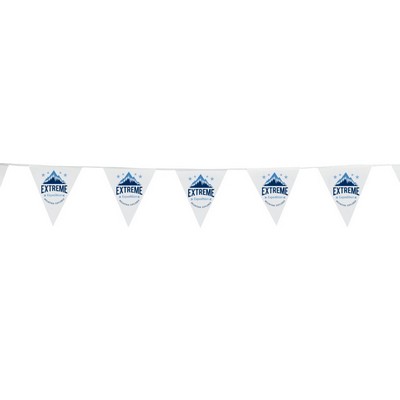 60' Triangle Pennant String - 2 Side Imprint
