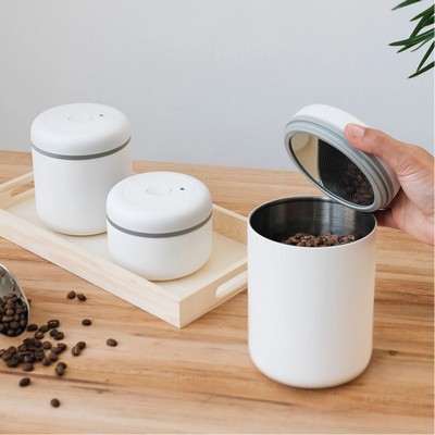 0.7L Matte White Atmos™ Vacuum Canister