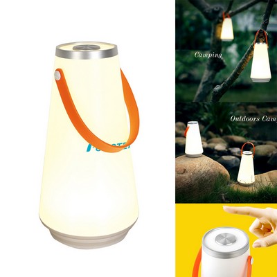 Touch Sensor LED Night Light Outdoor Camping Lamp With Handle