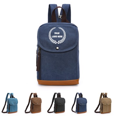 Wear-Resistant Canvas Shoulder Bag