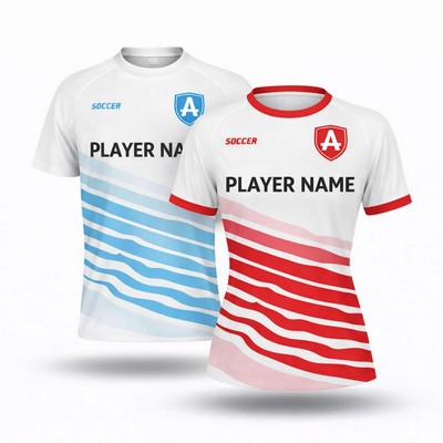 Full Color Sublimated Quick Drying Jersey T Shirt