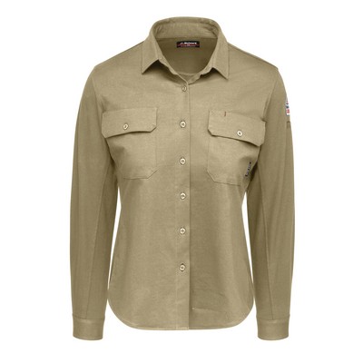 Bulwark® Women's Flex Knit Button Down Shirt