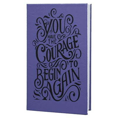 Leatherette Journal with Lined Notepad