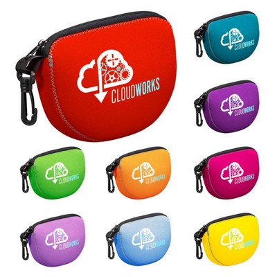 Custom Neoprene Zipper Coin Purse