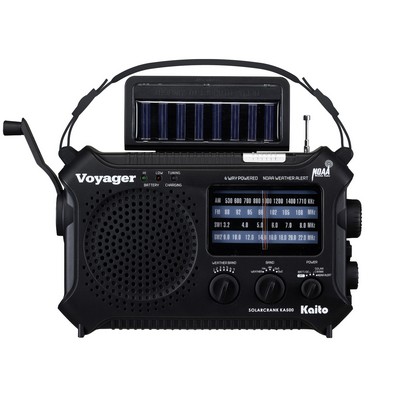 Kaito Emergency Radios & Wireless Mics Crank&Solar Am/Fm/Sw/Weather Alert Radio