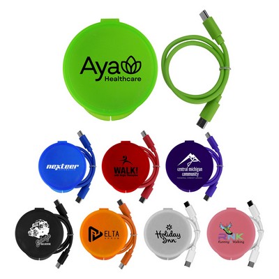 Colorful Round C to C Cable Set