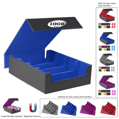 4-Row Trading Card Storage Box