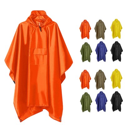 Poncho With Pouch