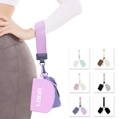 Dual Pocket Wristlet Lanyard