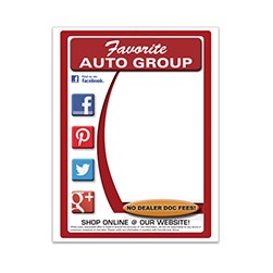Interior Style Custom Laser Window Sticker