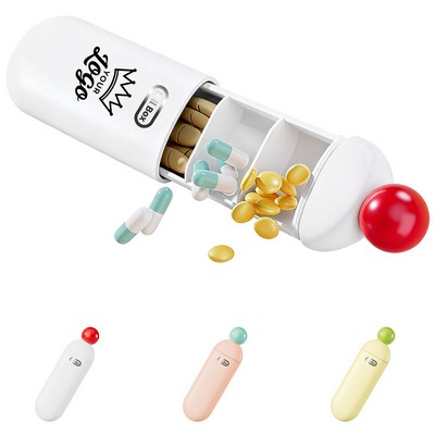 Portable Mini Compartment Pill Case