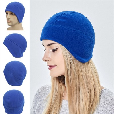 Fleece Beanie with Ear Flaps