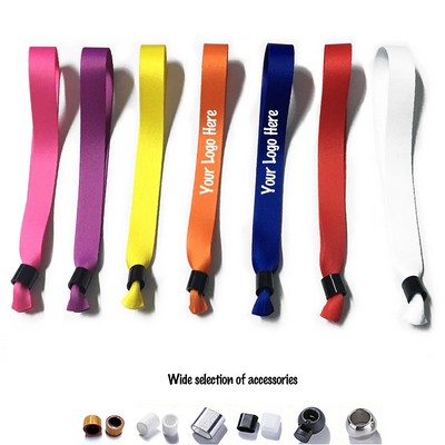 Custom Disposable Fabric Wristbands