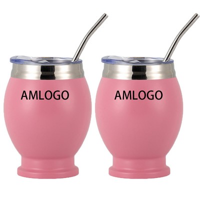 Double-Walled Vacuum Insulated Stainless Steel Beer Glass