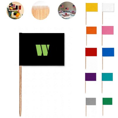 Toothpick Flag Mini Diy Cocktail And Cupcakes Decor
