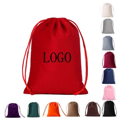 6" Wide x 8" High Flocked Sack