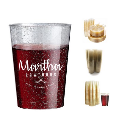 12oz Glitter Plastic Cup