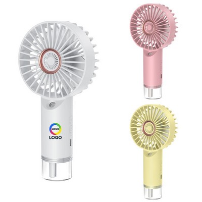 Handheld Rechargeable Misting Fan