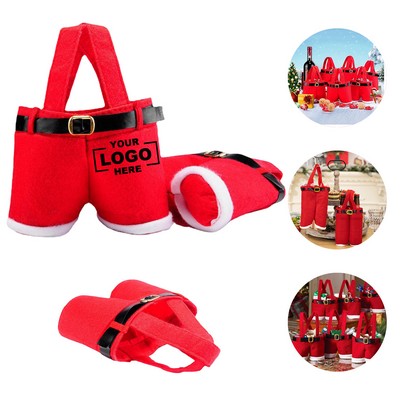 Christmas Santa Pants Treat Gift Bag