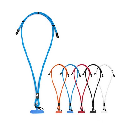 2-in-1 Adjustable Charging Cable Mobile Phone Lanyard