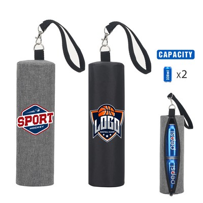 Compact 2-Can Golf Cooler Sleeve