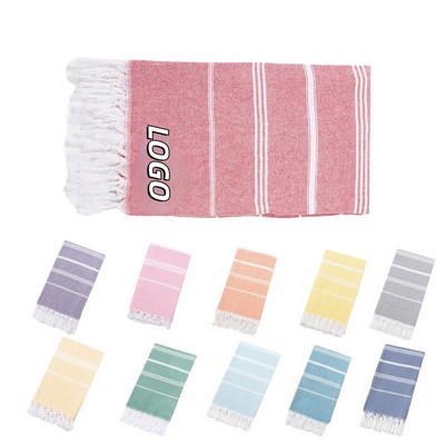Turkish Beach Tassel Towels