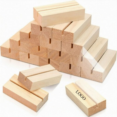 Wooden Clip Display Stand Base
