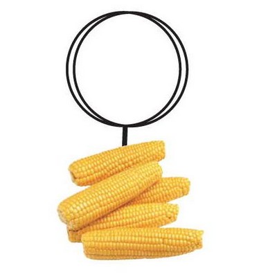 Corn On Cob Executive Key Chain w/Mirrored Back (12 Square Inch)