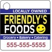 Key Tag Square (1 3/8"x 1 3/8")
