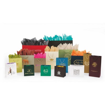 Matte Laminated European Shopping Bag (8"x 4"x 10")
