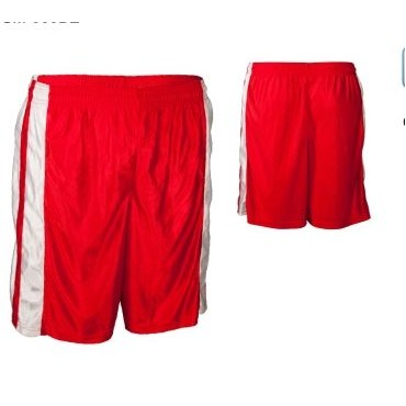 Adult Cool Mesh Short w/ Contrasting Side Panel & Piping (7" Inseam)