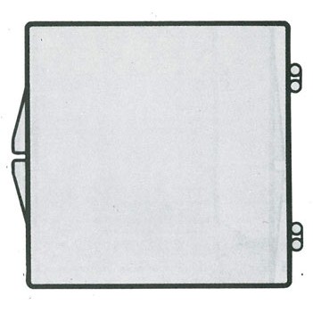 Rigid Clear Hinged Plastic Box (3 1/16"x3 1/16"x1 1/2")