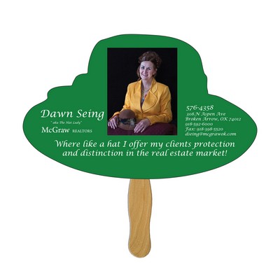 Dress Hat Fast Hand Fan (1 Side) 1 Day