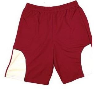 Adult Dazzle 5" Inseam Athletic Short w/ Contrast Piping & Front Insert