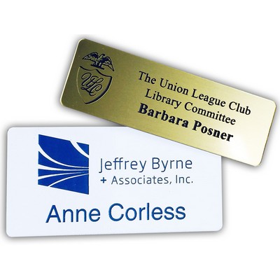 Plastic Engraved Name Badge (2.125"x3.375")