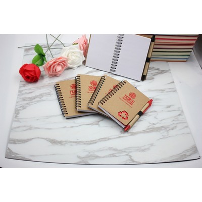 Recyclable Spiral Notebook With Paper Eco Pen
