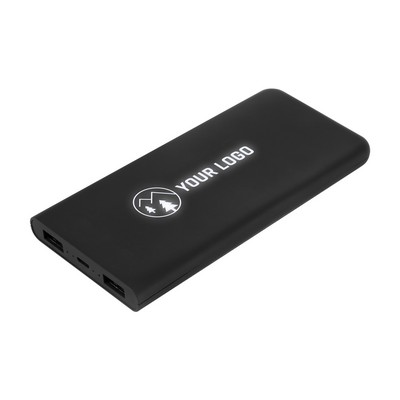 5000mAh Light-Up Wireless Charging Power Bank with Suction Cups