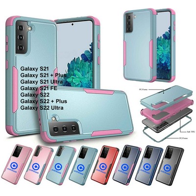 iBank ® Shockproof Case compatible with Galaxy S22 + Screen Protector