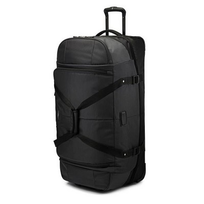 High Sierra® Mercury Gray Fairlead 34" Drop-Bottom Wheeled Duffel Bag