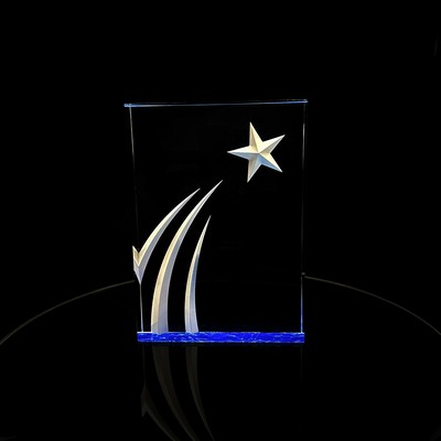 Large 3D Carved Shooting Star