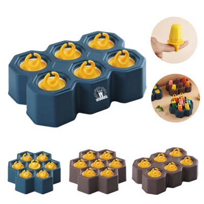 No-Drip Silicone Ice Pop Molds With Drip-Guard Handles