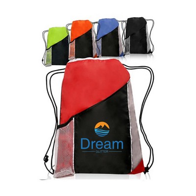 High Density Oxford Drawstring Backpack for Gym