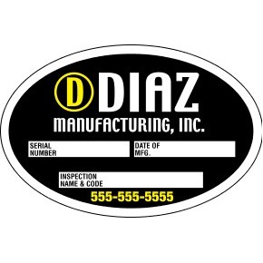 Custom Write On White Vinyl Decal (6 to 10 Square Inch)