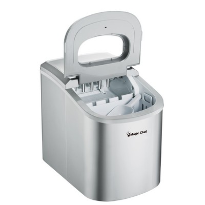Magic Chef Portable Mini Ice Maker - Silver Finish