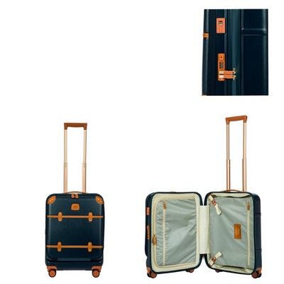 Bric's Bellagio 21 Inch Business Carry On Spinner Luggage - Blue