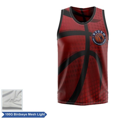 Unisex & Kids' Sublimation Basketball Jersey - 100G